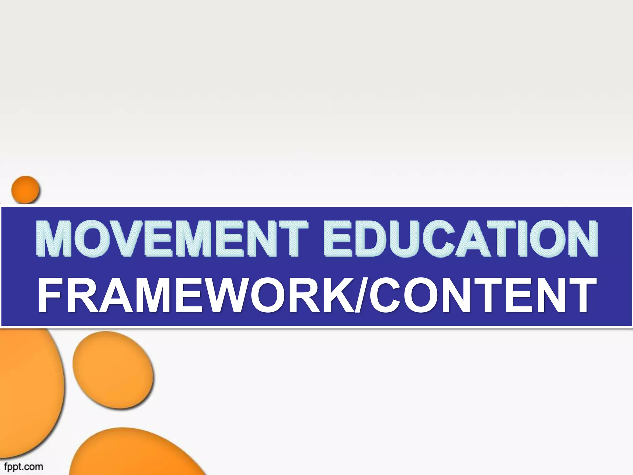 FRAMEWORK/CONTENT
 