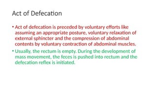 Gastro-intestinal movement in human being | PPTX