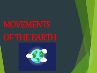 MOVEMENTS
OF THE EARTH
 