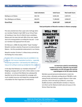Moveon rapport d'activité 2008 | PDF