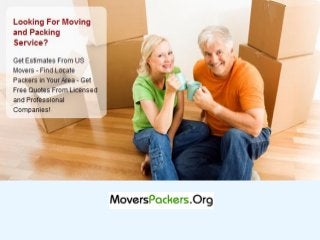 Moving and Packing Services in USA