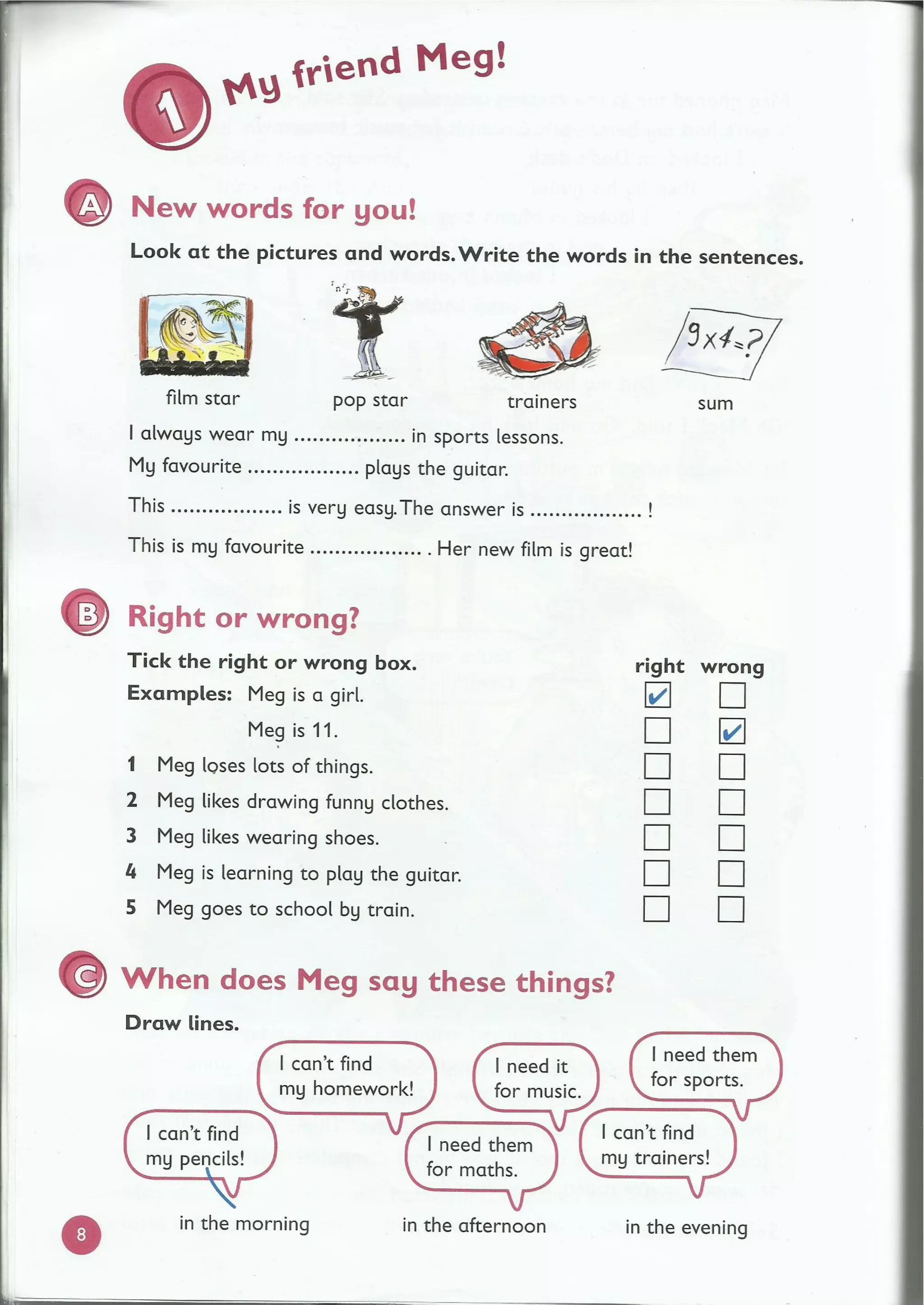 Story: My friend Meg