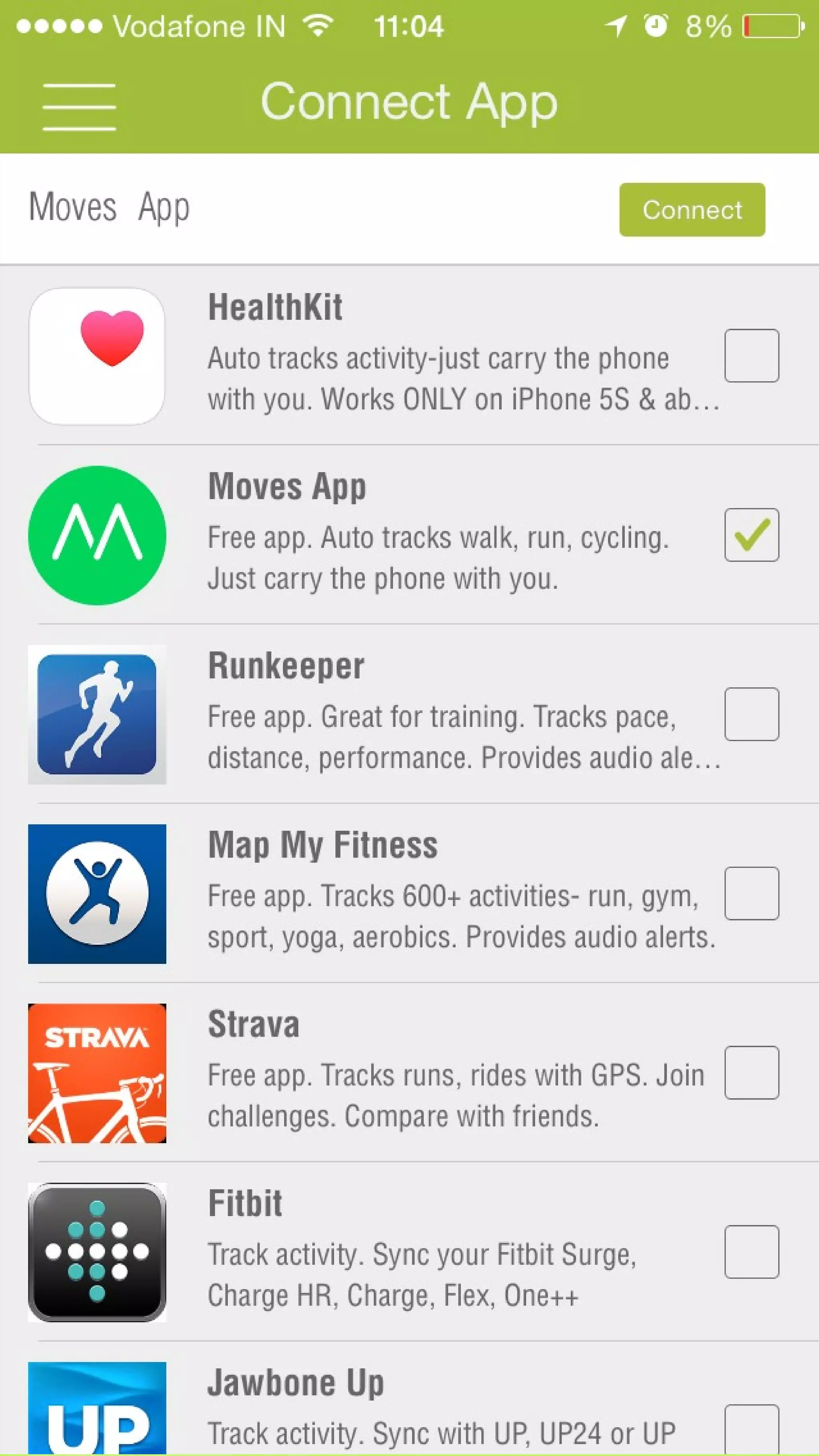 How to Connect Moves App with NewU