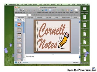 Open the Powerpoint File