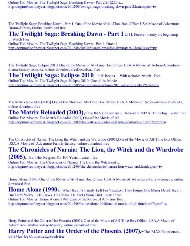 download twilight movies free online
