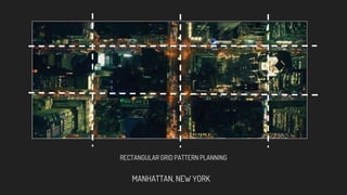 MANHATTAN, NEW YORK
RECTANGULAR GRID PATTERN PLANNING
 