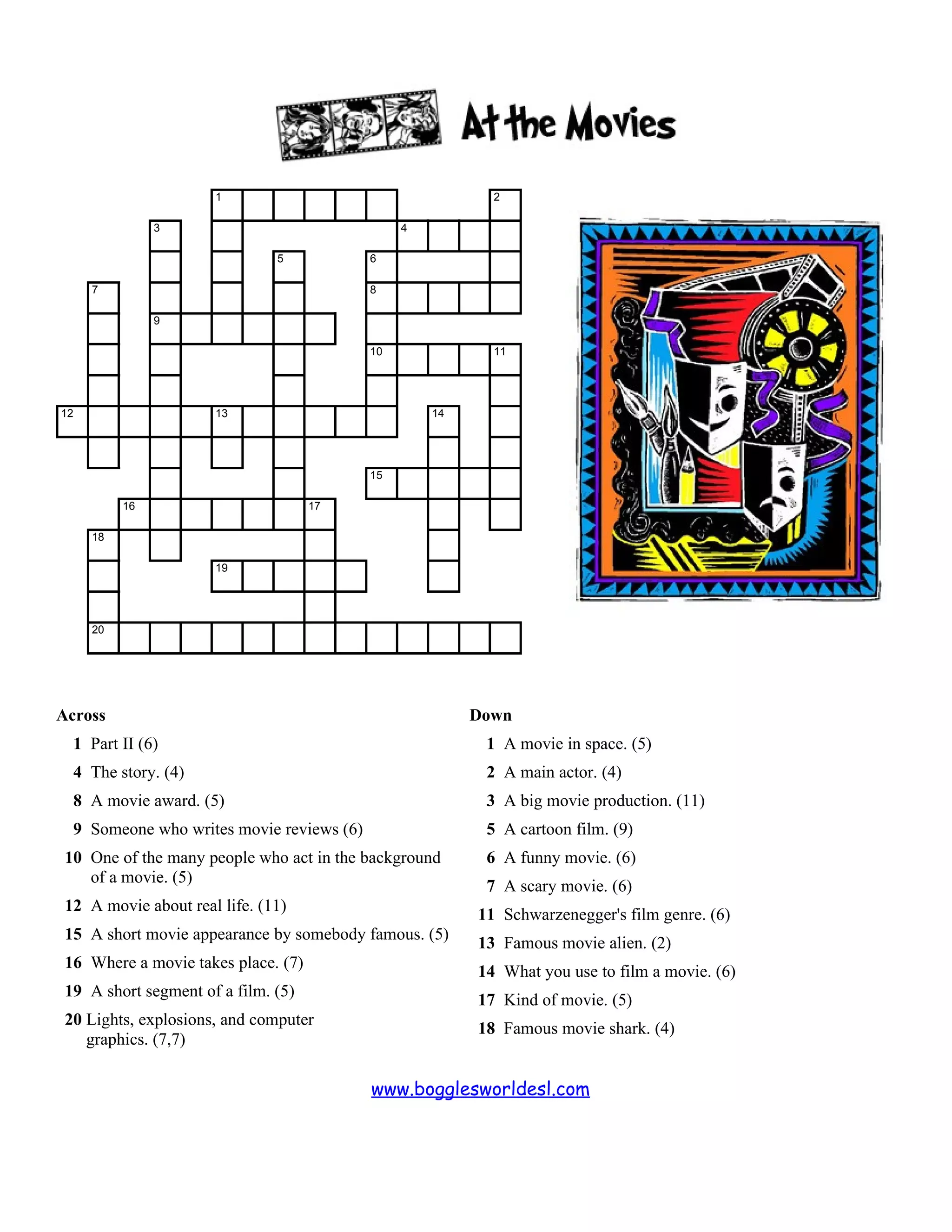 Movie crossword | doc