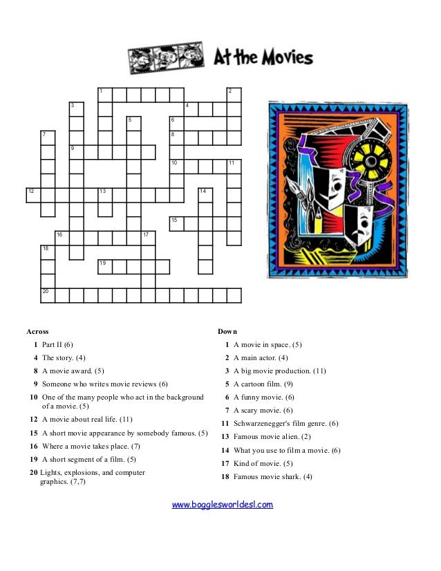 Movie Crossword Movie Crossword