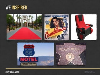 WE INSPIRED

MOVIELALA INC

02/02/2014

 
