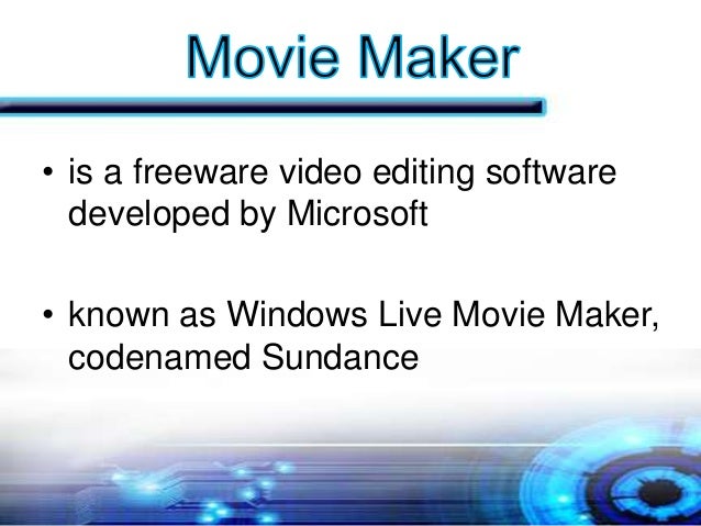 Movie maker