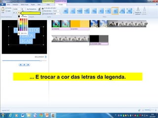 ... E trocar a cor das letras da legenda.
 
