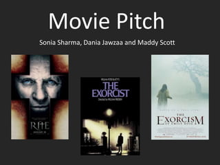 Movie Pitch
Sonia Sharma, Dania Jawzaa and Maddy Scott
 