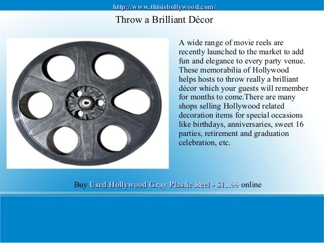 Movie Reels Magnificent Venue Decoration