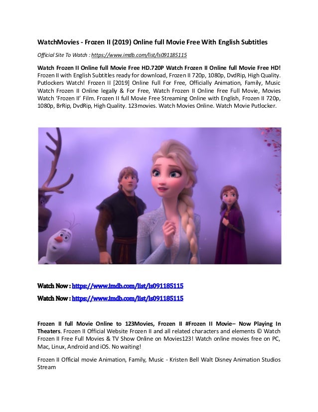 frozen 1 full movie with english subtitles