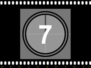 >> 0 >> 1 >> 2 >> 3 >> 4 >>
7
 