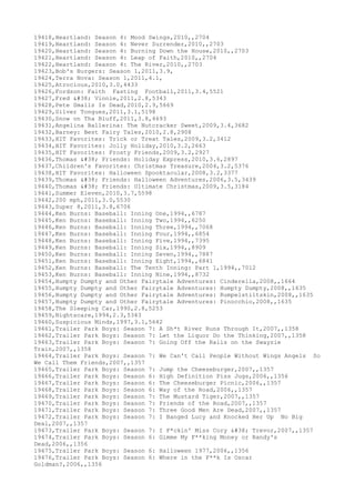 Movies dataset for pig