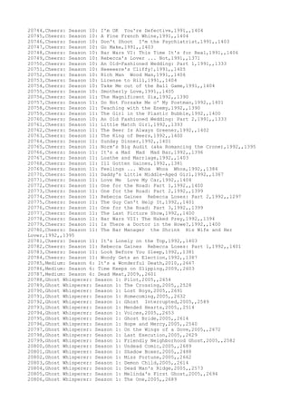 Movies dataset for pig