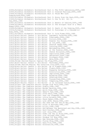 Movies dataset for pig