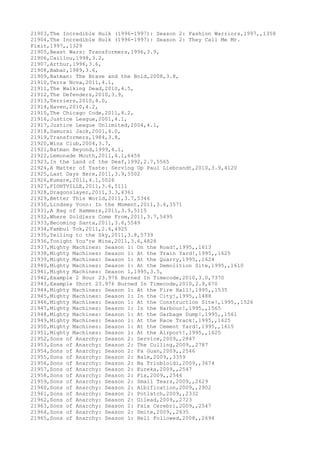 Movies dataset for pig