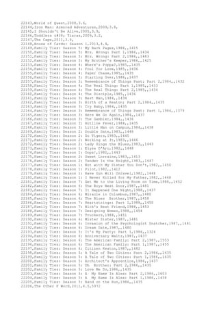 Movies dataset for pig