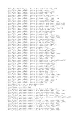 Movies dataset for pig