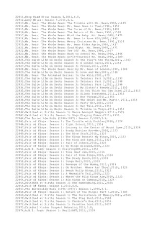 Movies dataset for pig