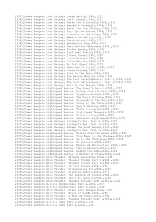Movies dataset for pig