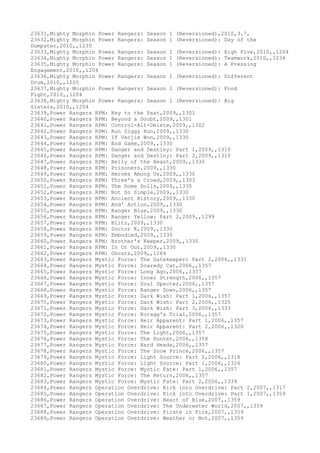 Movies dataset for pig