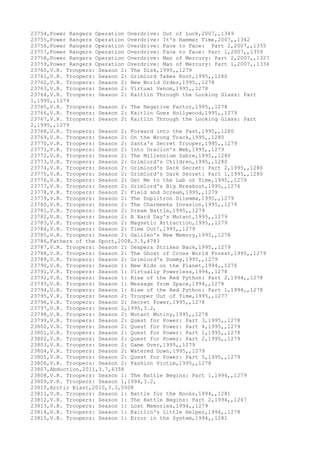 Movies dataset for pig