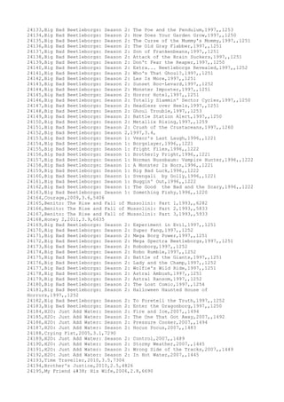 Movies dataset for pig