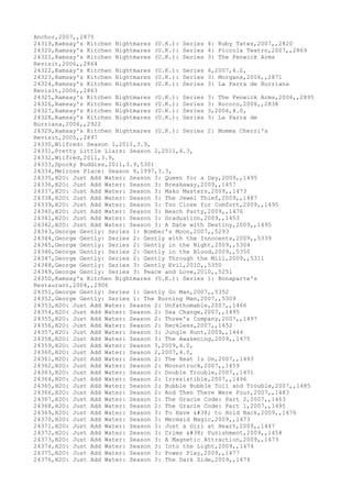 Movies dataset for pig