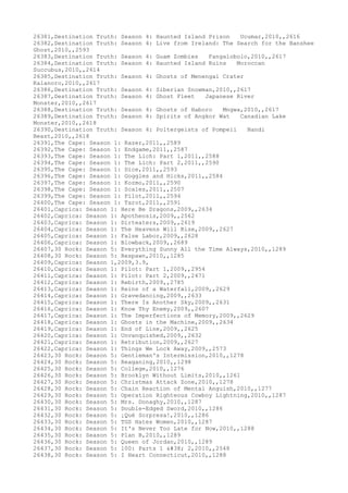 Movies dataset for pig