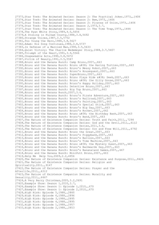 Movies dataset for pig