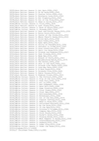 Movies dataset for pig