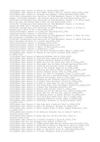 Movies dataset for pig