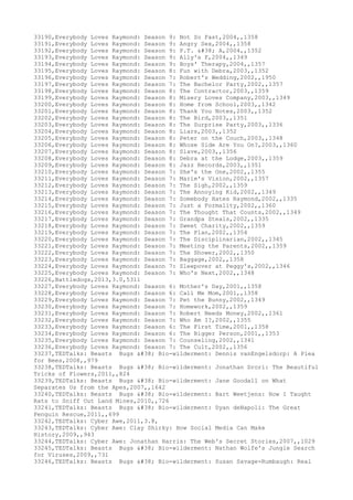 Movies dataset for pig