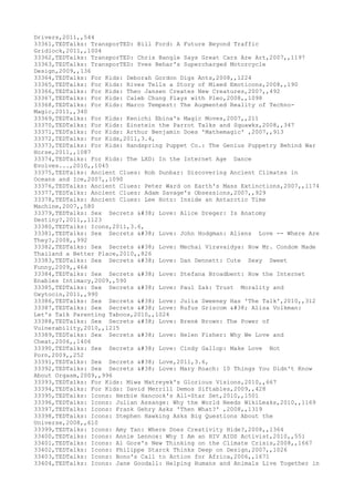 Movies dataset for pig