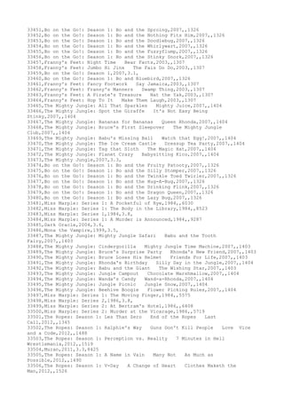 Movies dataset for pig