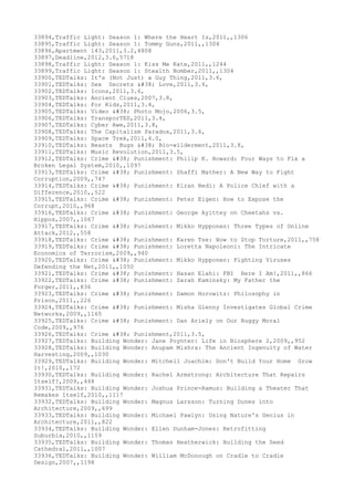 Movies dataset for pig