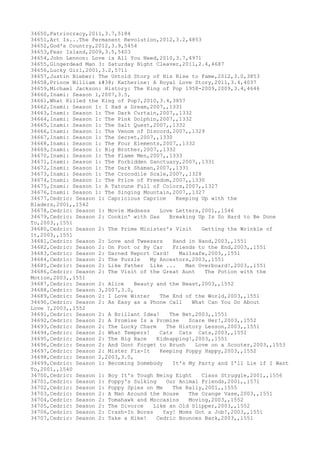 Movies dataset for pig