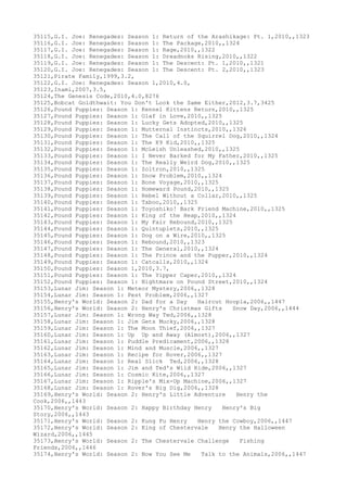 Movies dataset for pig