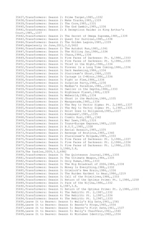Movies dataset for pig