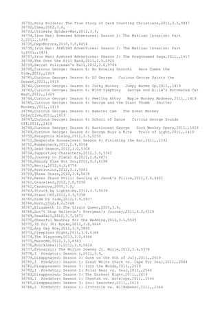 Movies dataset for pig