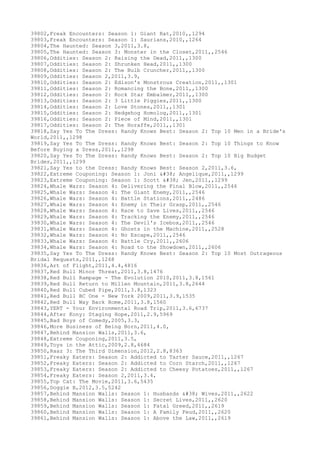 Movies dataset for pig