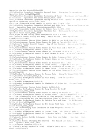Movies dataset for pig