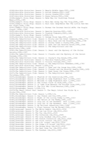 Movies dataset for pig