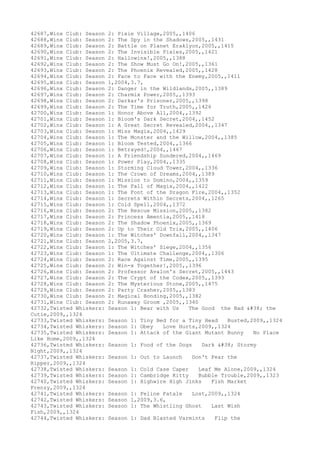 Movies dataset for pig