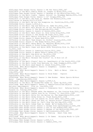 Movies dataset for pig
