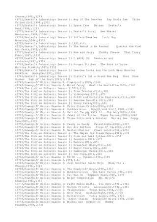 Movies dataset for pig