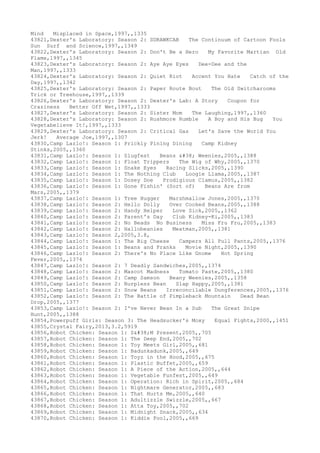 Movies dataset for pig